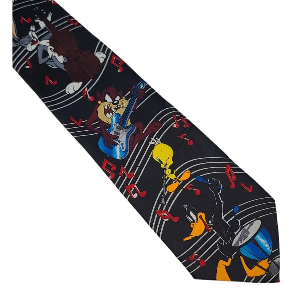 Looney Tunes Mania music themed tie - short